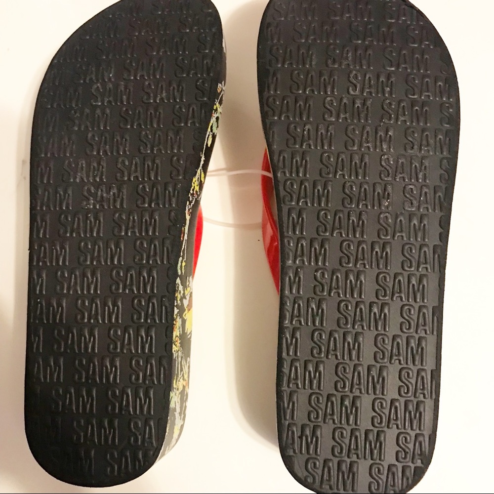 New Sam Edelman Pattern Platform Flip Flop - Picture 3 of 4